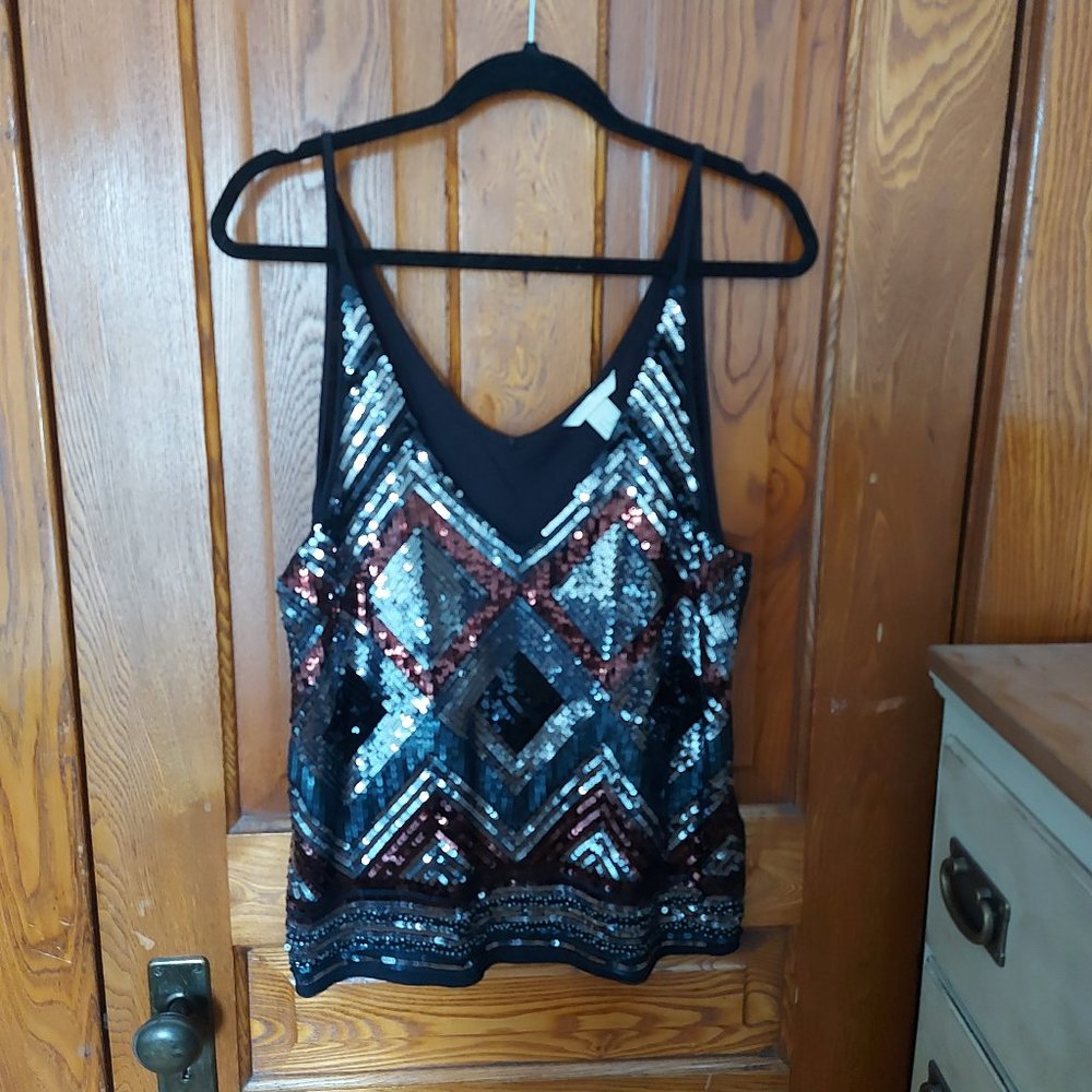 Sequin Tank Top